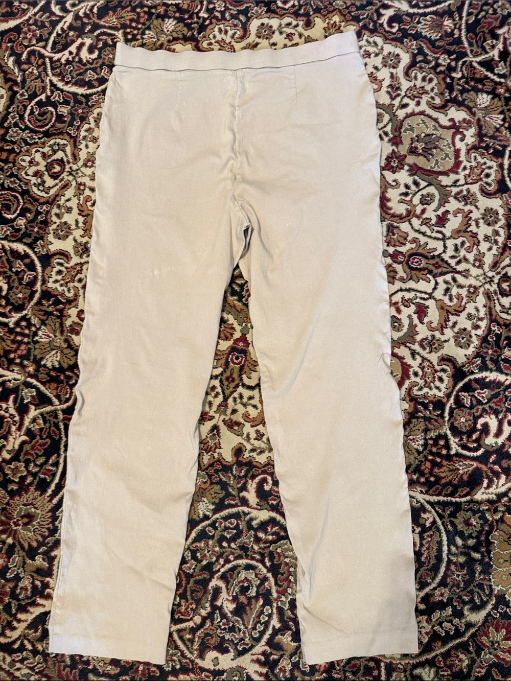 Dana Bachman Womens XL Stretch Pull-On pants  - Light Beige